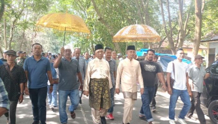 Ribuan Massa  Pendukung Hamdan Sati & Febriadi Hantar ke Kantor KIP untuk Mendaftarkan Diri Jadi Calon Bupati dan Wakil Bupati Aceh Tamiang