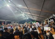 Yel-yel Tidak Korupsi-Sekolah Gratis Bergemuruh saat Deklarasi Kampanye Damai