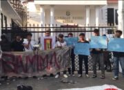 Sejumlah Laporan Dinilai Berjalan Ditempat, Mahasiswa GAMMA Geruduk Kejari Lebak
