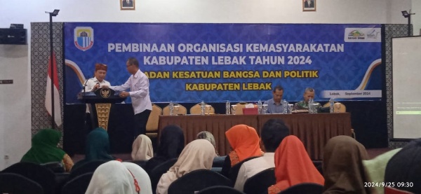 Kesbangpol Lebak adakan Pembinaan Organisasi Kemasyarakatan Tahun 2024