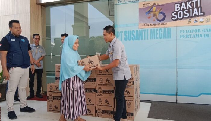 Warga Sumur Bandung Ucapkan Terimakasih Kepada PT. Susanti Megah Di Acara Baksos