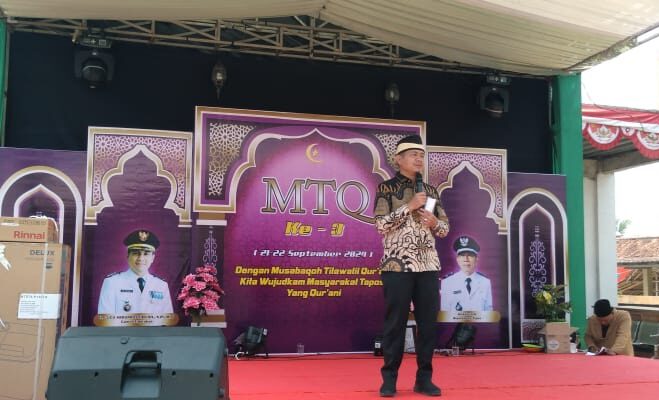 Di Ikuti 102 Peserta, Camat Tigaraksa Resmi Buka MTQ ke -3 Desa Tapos