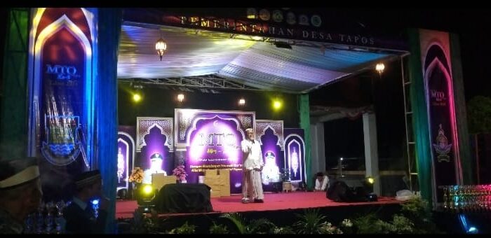 Malam Penganugrahan MTQ Ke -3 Berlangsung Semarak, Desa Tapos Siap Kirim Kontingen Ke  Tingkat Kecamatan