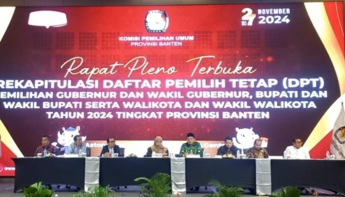 KPU Banten Tetapkan Calon Peserta Pemilihan Gubernur dan Wakil Gubernur Banten Tahun 2024