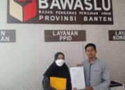 Dugaaan Pelanggaran Tentang Pemilu, Ketua BBP Kabupaten Lebak Laporkan Pengurus APDESI Lebak, Ke Bawaslu Banten