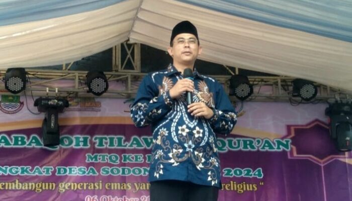 MTQ Ke IV Desa Sodong, Membangun Generasi Desa Emas Yang Unggul Dan Religius