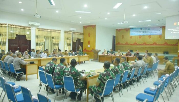 Pimpin Rakor Persiapan Pilkada, Ini Pesan Pj Bupati Asra