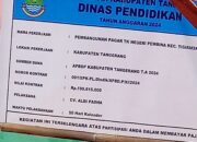 Pembangunan Pagar TK Negeri Pembina Tigaraksa dari Dinas Pendidikan Di Duga Gunakan Besi Tidak Standar