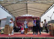 Ajak Datang Ke TPS , PPK Mekar Baru Sosialisasikan PILKADA Lewat Gebyar Senam