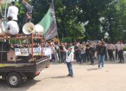 HMI dan Aliansi Masyarakat Banten Bersatu Datangi Mabes Polri