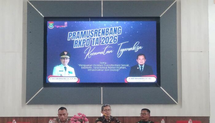Kecamatan Tigaraksa Gelar Pra musrembang RKPD TA 2026