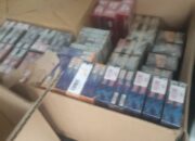 Di duga rumah warga dijadikan gudang untuk menyimpan Rokok tidak bercukai