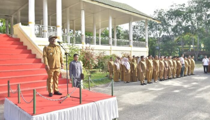 Pimpin Apel Perdana ASN, Wabup Ismail Tekankan, Dalam Menjalankan Tugas Harus Menerapkan tiga Aspek