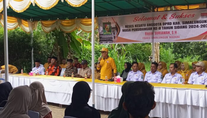 Reses Persidangan Ke 2 Tahun 2024 – 2025, Anggota DPRD Simalungun Dapil 2 Suriawan, S.H,. Fokus Realisasi Usulan Masyarakat
