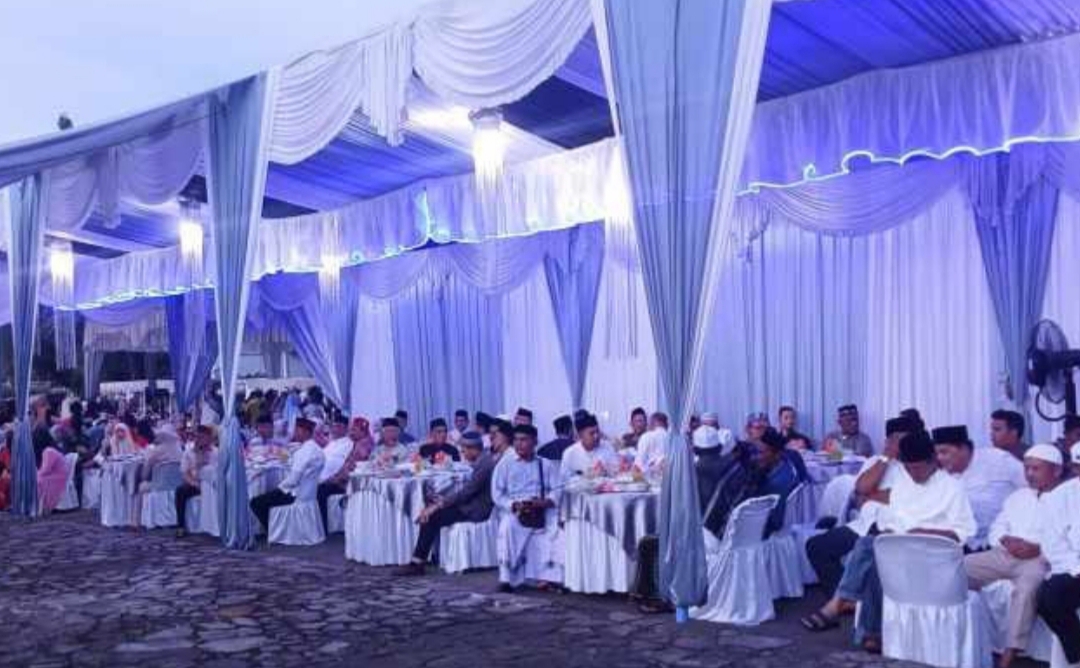 Poto : Pemkab Aceh Tamiang Gelar Buka Puasa Bersama Bentuk Silahturahmi. Dipendopo setempat, Kamis, (13/3/2025).