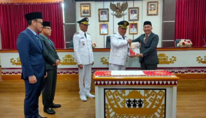 Pemkab Tanggamus Gelar Sertijab Pj. Bupati ke Bupati dan Wakil Bupati Tanggamus Periode 2025-2030