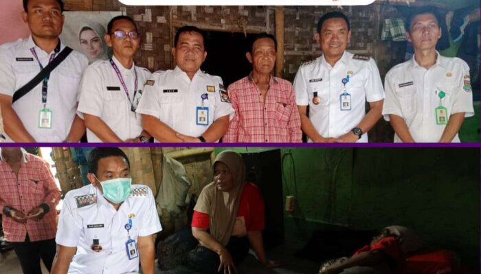 Camat Mekar Baru Kunjungi Warga Penderita Liver, Wujud Kepedulian Sosial Aparatur Pemerintah