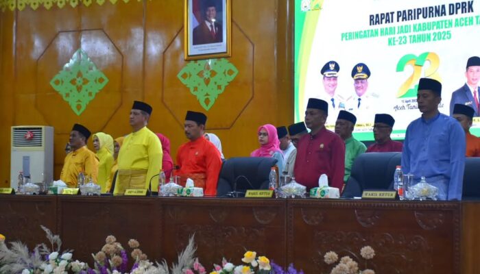 Rapat Paripurna Hut Aceh Tamiang ke 23 Bupati Harap Jadi Momentum  Kemajuan Daerah