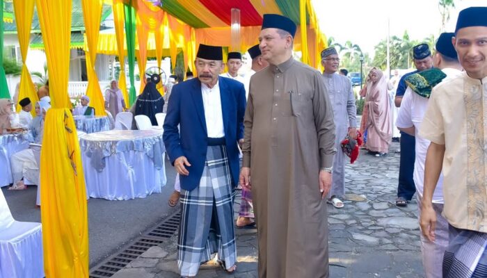 Pemkab Aceh Tamiang Gelar Solat Ied di Pendopo