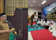 Bupati Armia Tepung Tawari 174 Jama’ah Calon Haji Aceh Tamiang
