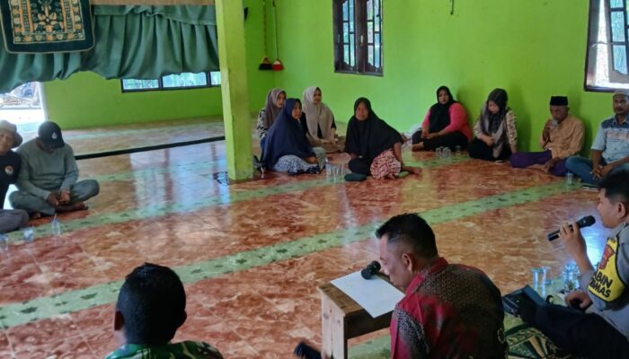 Pemerintah Desa Sungai Kuruk II Seruway, Gelar Sidang Adat Terkait Keresahan Masyarakat Tentang Kamtibmas