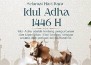 Kepala UPTD SDA 3 DMBSDA Kab Tangerang, R Soni Purnama Mengucapkan Selamat Hari Raya Idul Adha