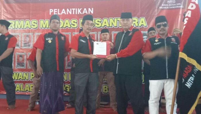 Ketua DPK MADAS Nusantara Kecamatan Balaraja Resmi Dilantik, Fathor Rozi Siap Perkuat Peran Warga Madura di Perantauan