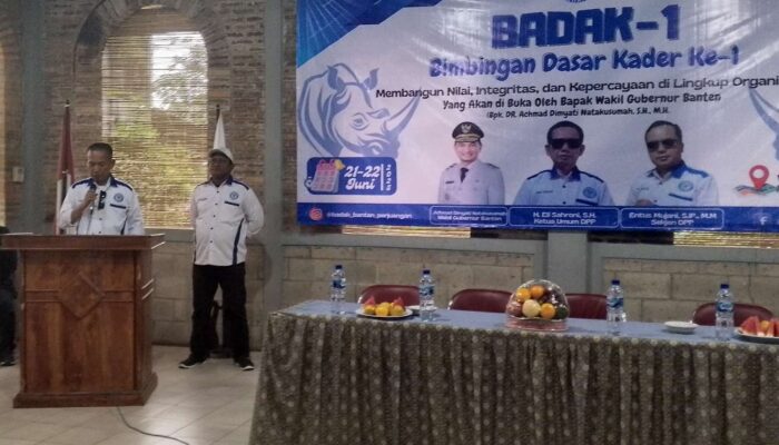 Badak Banten Perjuangan Gelar Bimbingan Dasar Kader I, Perkuat Kualitas dan Komitmen Anggota