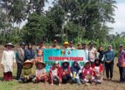 Dukung Ketahanan Pangan, Polres Tanggamus Tanam Jagung di Gunung Alip