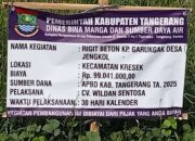 Diduga Tak Gunakan Material Agregat, Proyek Rigid Beton di Desa Jengkol Disorot