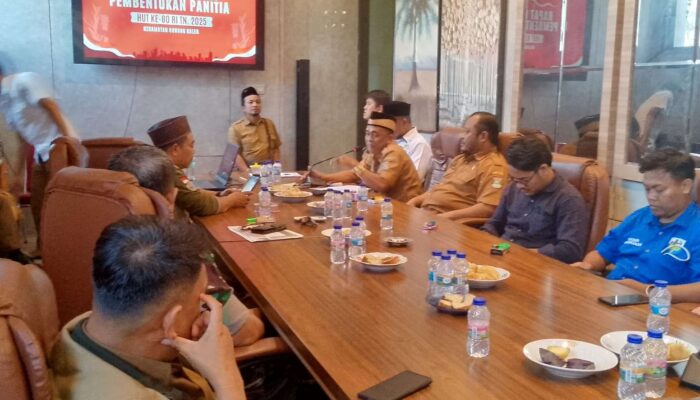 Pemerintah Kecamatan Gunung Kaler Matangkan Persiapan HUT RI ke-80