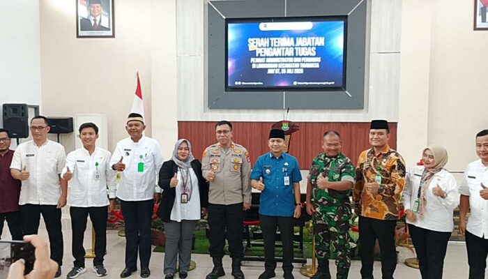 Pisah Sambut Pejabat Kecamatan Tigaraksa Penuh Haru, Sekcam Baru Siap Lanjutkan Program Unggulan