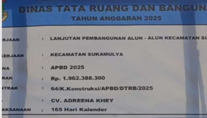 Pembangunan Lanjutan Alun-Alun Sukamulya Disorot: U-Ditch Diduga Tak Sesuai Teknis