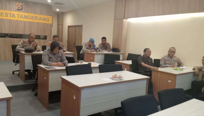 Kanit Reskrim Polsek Kronjo Iptu Hendri Mulyana Hadiri Arahan Kapolri Bahas Penanganan Beras Oplosan dan SPHP