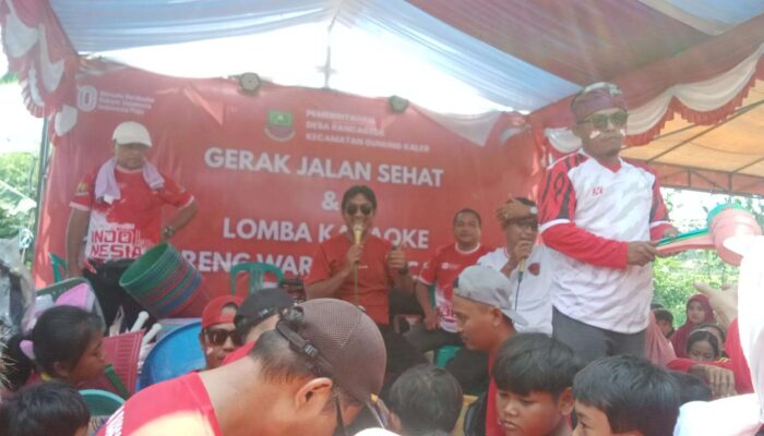 Pemdes Ranca Gede Gelar Senam Sehat dan Gerak Jalan Sambut HUT ke-80 RI, Sediakan 3.000 Doorprize
