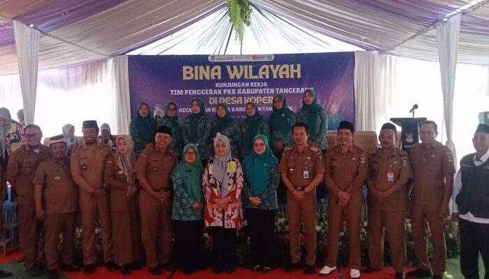TP PKK Kabupaten Tangerang Gelar Bina Wilayah di Desa Koper, Kecamatan Kresek