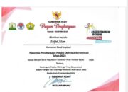 Jurnalis kanal Inspirasi Saiful Alam, Terima Penghargaan Pelaku Olahraga Berprestasi Terbaik dari Gubernur Aceh