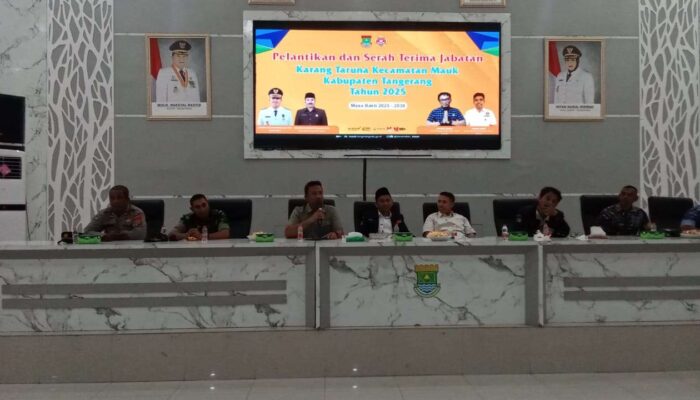 Abdul Haer Resmi Jabat Ketua Karang Taruna Kecamatan Mauk Periode 2025–2030