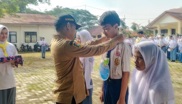 Pelantikan Gabungan PMR se-Kecamatan Tigaraksa Warnai Peringatan HUT PMI ke-80