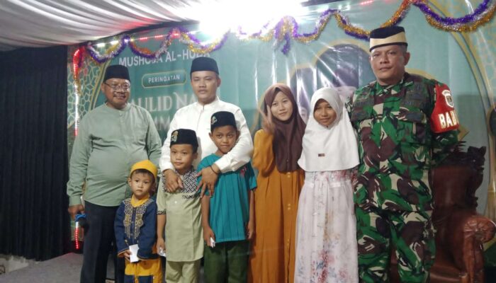 Kades Renged Wawan Hadiri Maulid Nabi, Santuni Anak Yatim dan Kaum Dhuafa