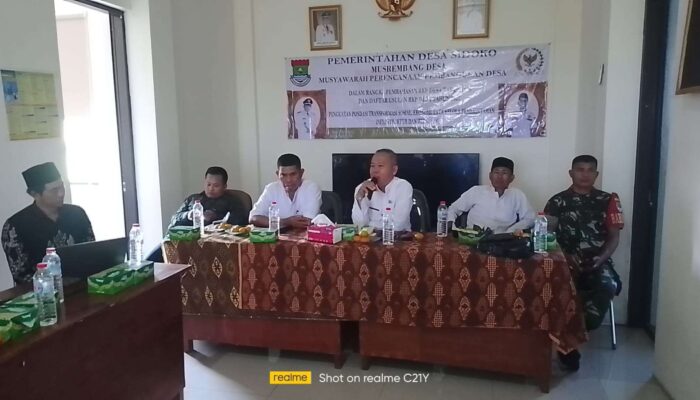 Pemdes Sidoko Gelar Musrenbang Desa Tahun 2026, Fokus pada Peningkatan Kualitas Hidup Warga