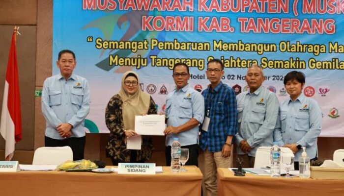 Pokja Wartawan Gunung Kaler–Kresek Apresiasi Terpilihnya Wabup Intan Sebagai Ketua KORMI Tangerang: Langkah Positif Majukan Olahraga Masyarakat