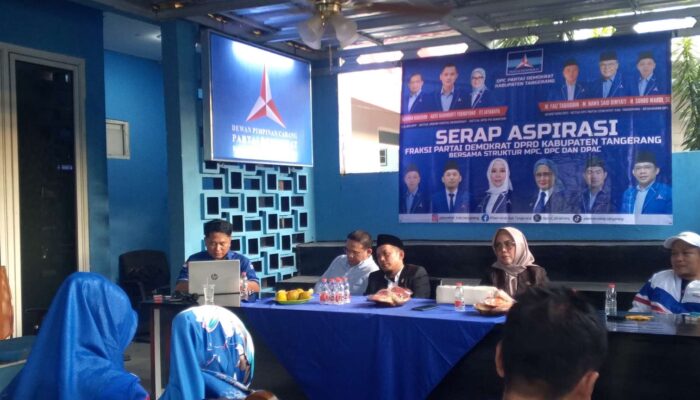 Fraksi Demokrat Kabupaten Tangerang Serap Aspirasi Kader, Tegaskan Komitmen Kawal Kepentingan Masyarakat
