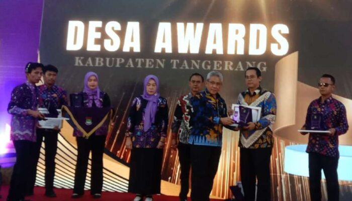 Desa Sodong Sabet Tiga Penghargaan Bergengsi di Desa Awards Kabupaten Tangerang 2025