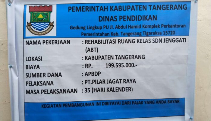 Rehabilitasi SDN Jenggati Diduga Asal Jadi, Proyek Rp199 Juta Disorot Warga dan Media