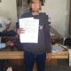 foto: korban Mohamad Rusman saat membuat Pengaduan di UPTD Pengawasan Ketenaga kerjaan Dinas Tenaga Kerja dan Transmigrasi Provinsi Banten Wilayah Kabupaten Tangerang.