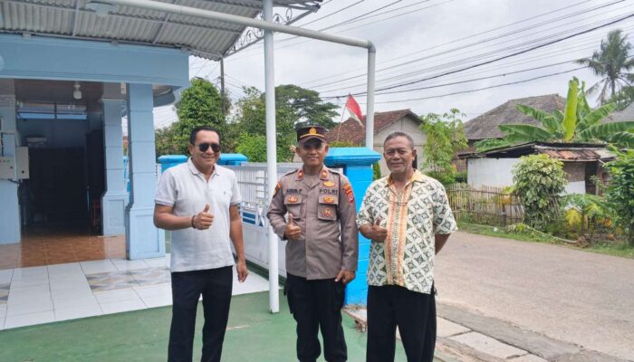 Pererat Sinergi dengan Warga, Kapolsek Kresek Sambangi Desa Jengkol