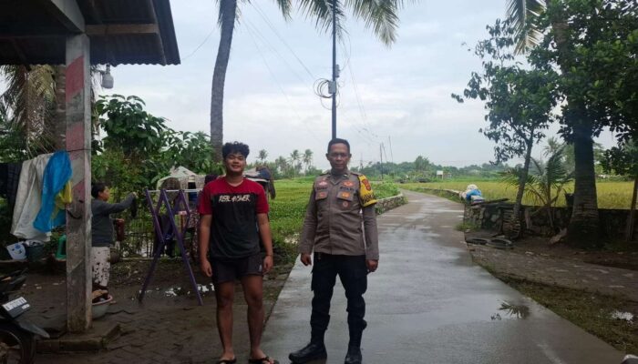Sambang DDS di Desa Kaliasin, Bhabinkamtibmas Polsek Balaraja Sampaikan Himbauan Kamtibmas