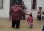 Kapolsek Kresek Pimpin Himbauan Evakuasi Warga Terdampak Luapan Kali Cidurian