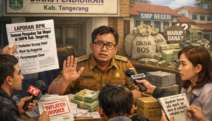 Bidang SMP Negeri Dinas Pendidikan Kabupaten Tangerang Bungkam soal Temuan BPK, Wartawan Siap Turun Langsung ke Sekolah